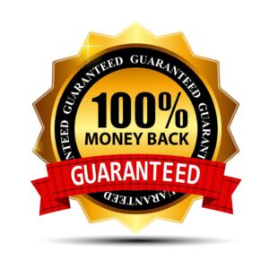 100% money back guarantee